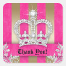 Search for pink striped stickers Thank