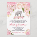 Search for pink elephant invitations Mother to be