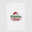 Search for santa claus golf towels Gnome