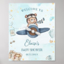 Search for plane posters Teddy bear baby shower