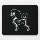 Search for dog skeleton mousepads Black and white