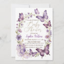 Search for gold baby shower invitations Butterflies