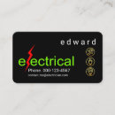 Search for lightning bolt business cards Electrical