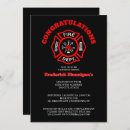 Search for firefighter graduation invitations Maltese cross
