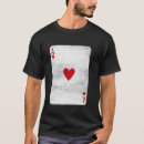 Search for ace of hearts tshirts Playing