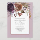 Search for plum and gold wedding invitations Flowers