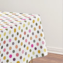 Search for yellow polka dots tablecloths Green