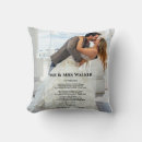 Search for bride and groom cushions Unique keepsake