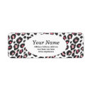 Search for leopard print return address labels Cheetah
