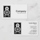 Search for audio speaker business cards Modern