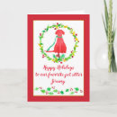 Search for dog walker christmas cards Holly