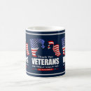 Search for veteran appreciation mugs Support our troops