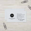 Search for whatsapp business cards Minimalist