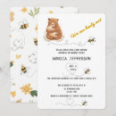 Search for honey bear and bee invitations Bearly wait