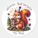 Search for squirrel birthday stickers Cartoon