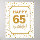 Search for 65th birthday posters Sixty five