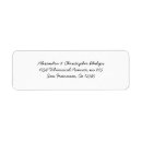 Search for handwritten wedding return address labels Classic