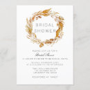 Search for foliage bridal shower invitations Wreath