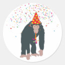 Search for chimpanzee stickers Funny
