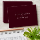 Search for burgundy envelopes Minimalist