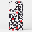 Search for red black white abstract iphone cases Geometric