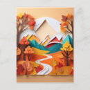 Search for fall paper postcards Autumn