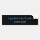 Search for ironic bumper stickers Silly