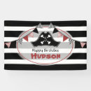 Search for black and white stripes banners Birthday