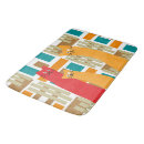 Search for whimsical bath mats Geometric