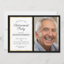 Search for classy retirement party invitations Sophisticated
