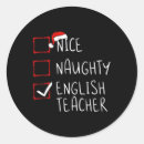 Search for english teacher stickers President