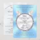 Search for light blue wedding invitations Silver