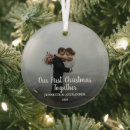 Search for first christmas tree decorations Couple