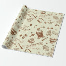 Search for coffee wrapping paper Pattern