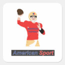 Search for football touchdown stickers Quarterback