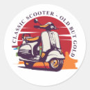 Search for classic motorcycle stickers Scooter