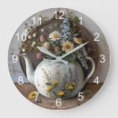 Search for vintage floral clocks Decorative