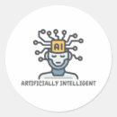 Search for artificial intelligence stickers Text