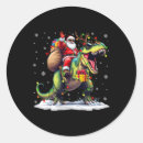 Search for t rex humour stickers Festive
