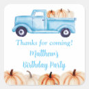 Search for blue truck stickers Boy birthday party