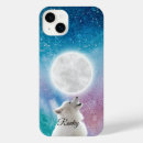 Search for red wolf iphone cases Moon