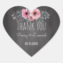 Search for chalkboard thank you stickers Pink