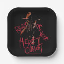 Search for horror film paper plates Wes craven