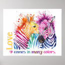 Search for rainbow zebra posters Lgbt