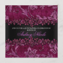Search for maroon quinceanera invitations Flowers