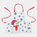 Search for kids snowman aprons Snowflake
