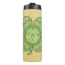 Search for irish travel mugs Four leaf clover