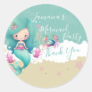 Search for mermaid thank you stickers Ocean