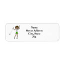 Search for brunette return address labels For her