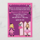 Search for makeover party invitations Girls